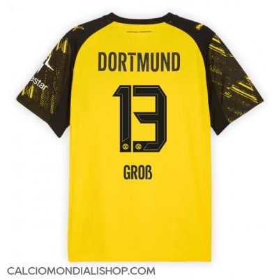 Maglie da calcio Borussia Dortmund Pascal Gross #13 Prima Maglia 2025-26 Manica Corta Maglie da calcio Borussia Dortmund Pascal Gross #13 Prima Maglia 2025-26 Manica Corta